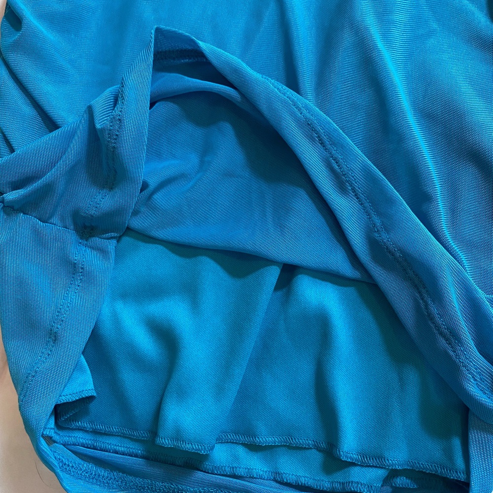 Motel Rocks Turquoise Mesh Dress - Picture 4 of 4